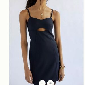 Mare Cut-Out Shift Mini Dress